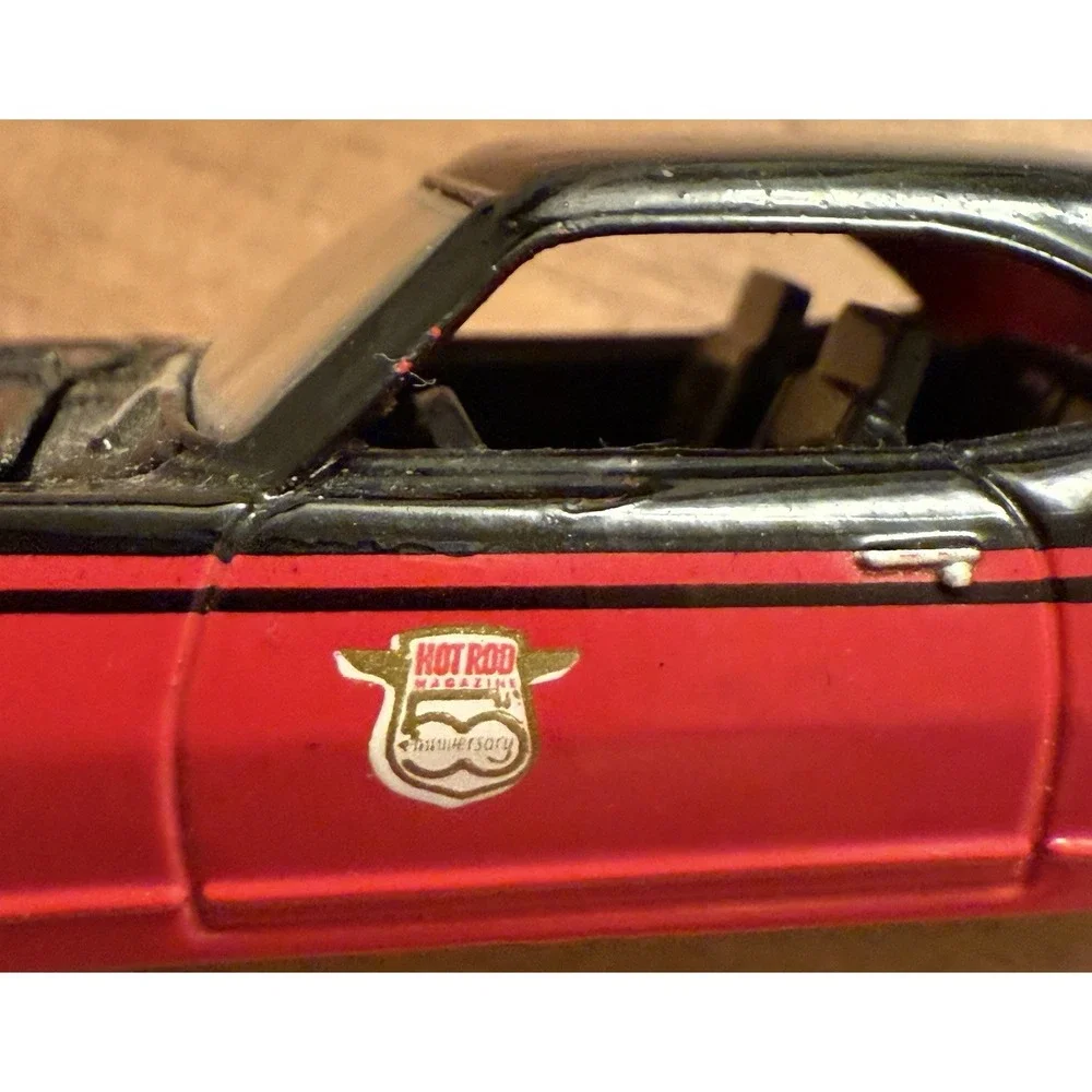 Racing Champions Hot Rod Magazine‎ 50th Anniversary #6 1968 Camaro Red Loose